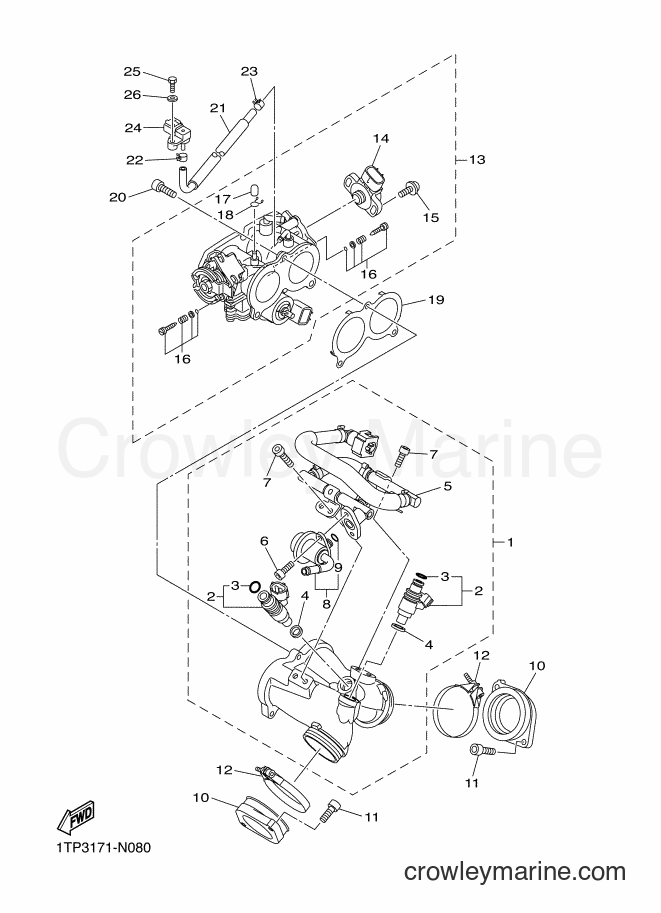 Yamaha Motors XVS950CU (1TP7) [010] - INTAKE 1