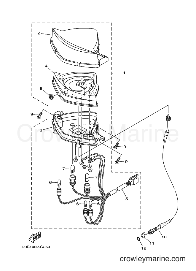 Yamaha Motors AL115F (23B3) [010] - METER