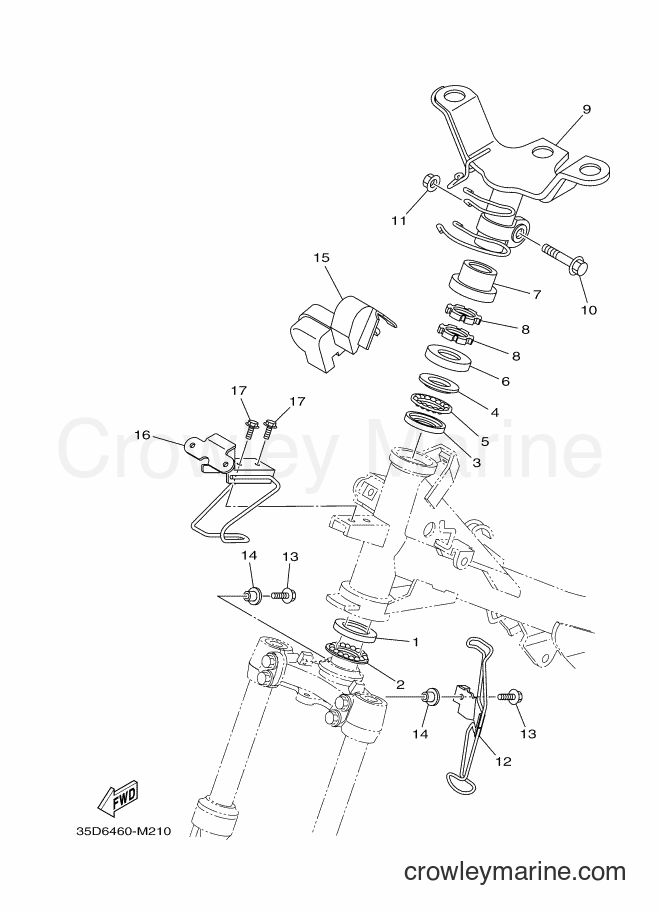Yamaha Motors T115LE (35D7) [010] - STEERING