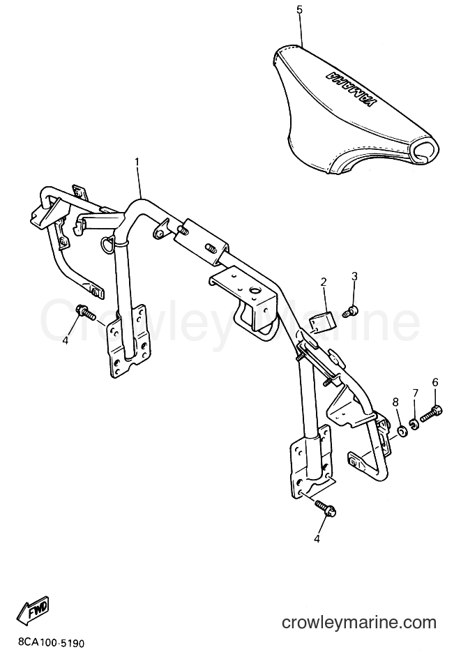 Yamaha Motors VX600ST (8CE2) [010] - STEERING GATE