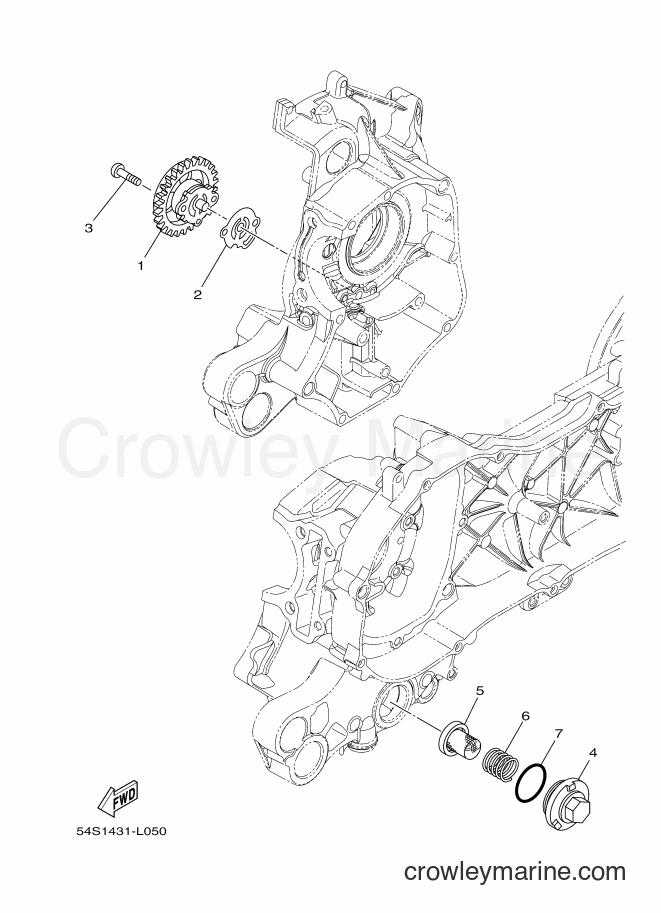 2012 Scooter AL115F - AL115F (54S1) [010] - OIL PUMP
