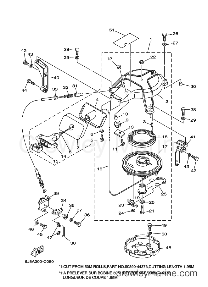 Yamaha Motors 30DETOL (6J8P) [030] - STARTER
