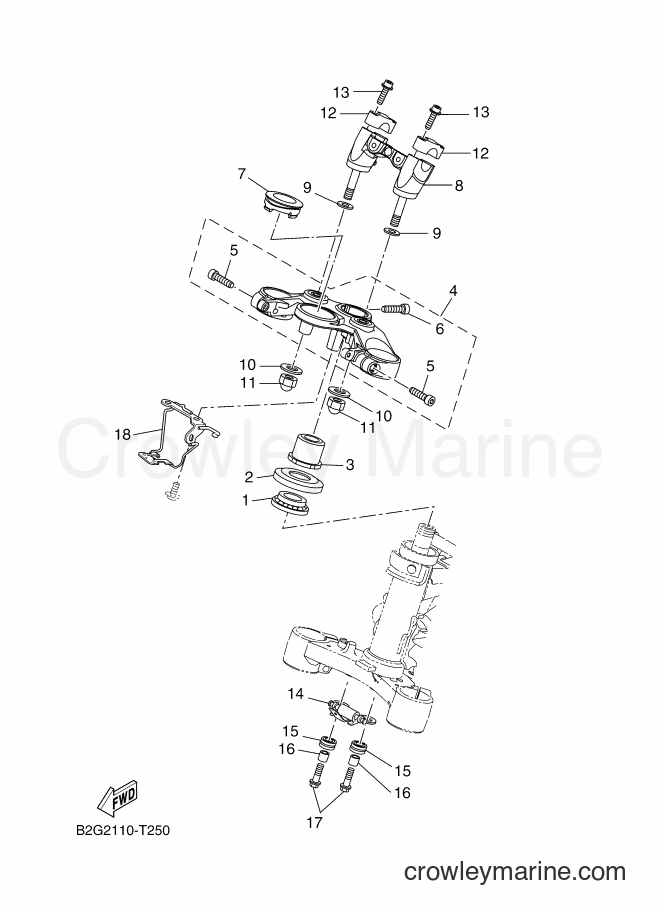 2018 Sport Bike XSR700(MTM690) - XSR700(MTM690) (B2G4) [010] - STEERING