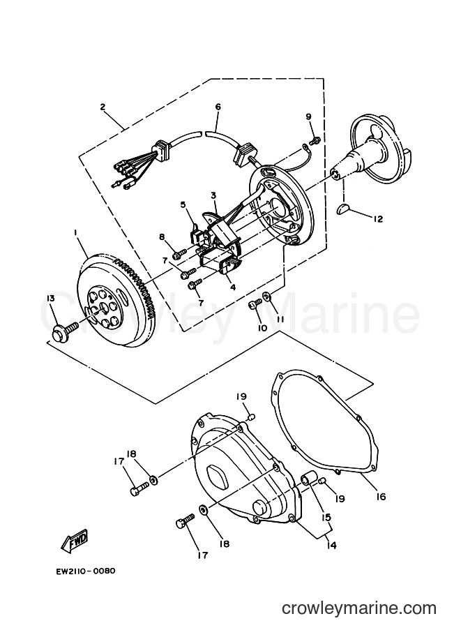 Yamaha Motors SJ650S (EW2) [999] - GENERATOR