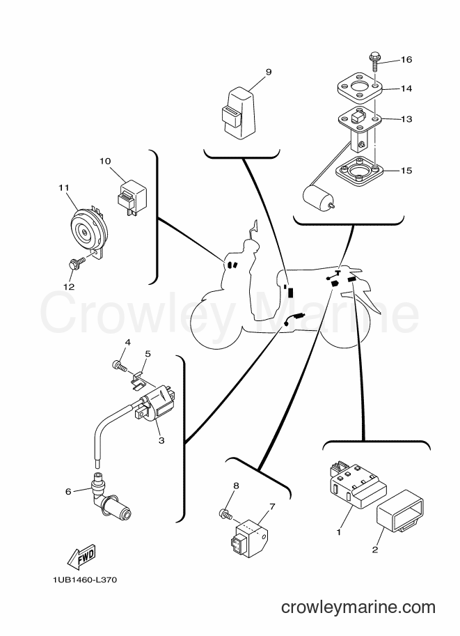 Yamaha Motors AF115C (1UB5) [010] - ELECTRICAL 2
