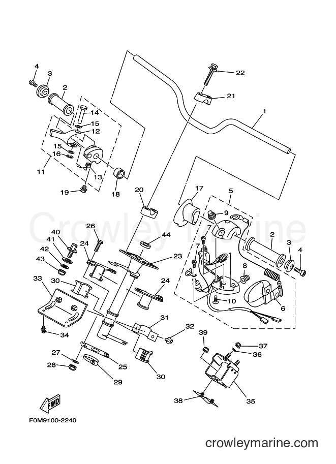 Yamaha Motors JET FOR XL700 (67E5) [04E] - STEERING 1