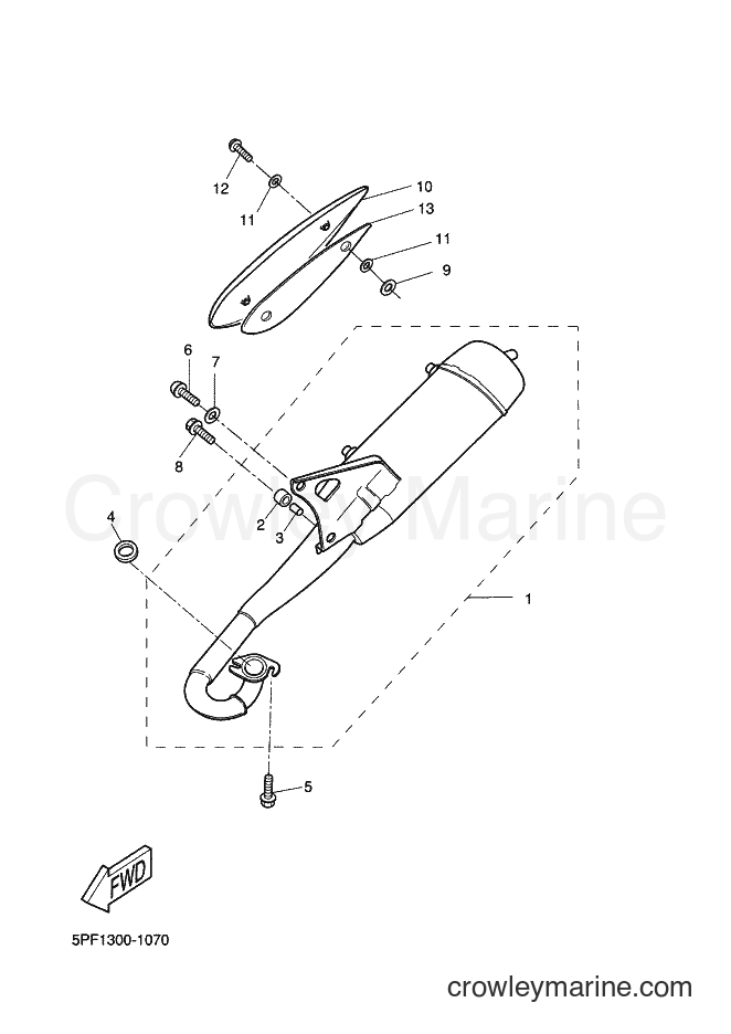 2002 Scooter YH50 - YH50 (5PF3) [030] - EXHAUST