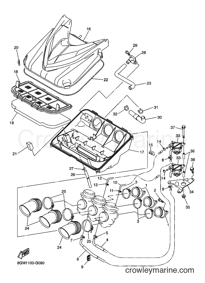 Yamaha Motors RS10STGT (8HE4) [010] - INTAKE