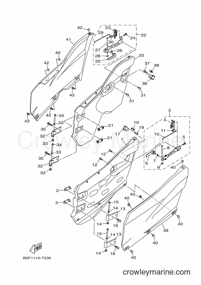 2018 ATV YXZ1000ETS - YXZ1000ETS (B0F2) [010] - SIDE COVER 3