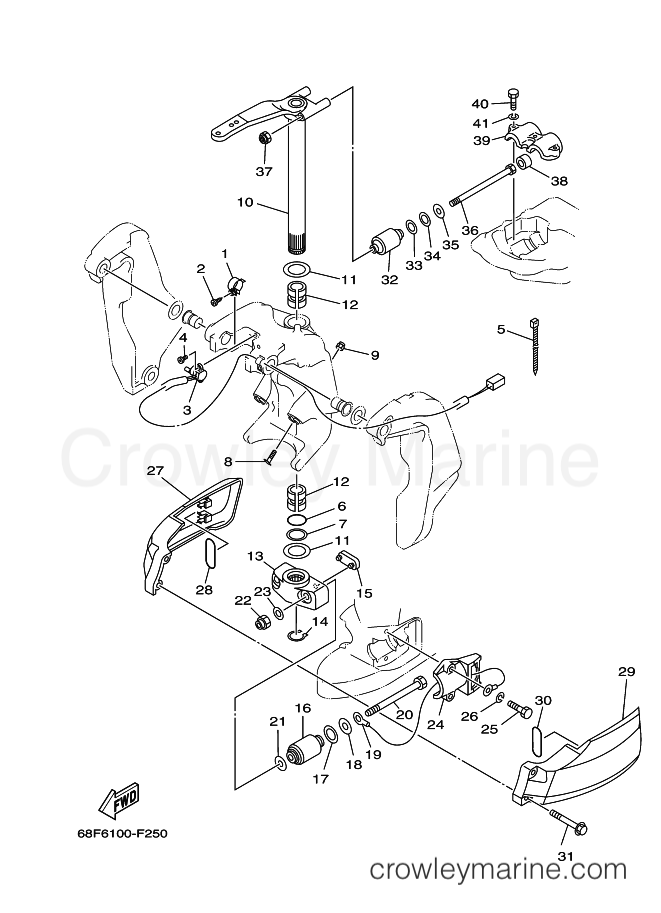 Yamaha Motors Z150TXRF (68H6) [080] - BRACKET 2