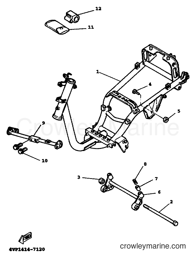 Yamaha Motors YW100 (4VPB) [010] - FRAME