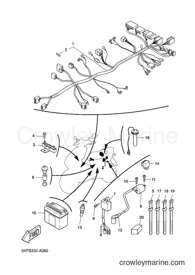 Yamaha Motors YQ50L (5KFB) [01A] - ELECTRICAL 2