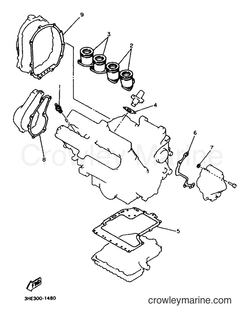 Yamaha Motors FZR600 (3HE7) [999] - ALTERNATE FOR ENGINE