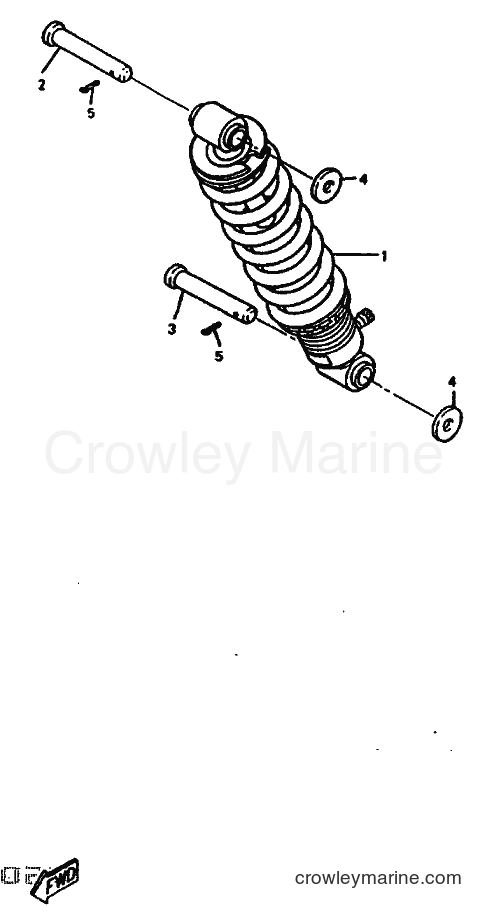 1997 Scooter DT50R - DT50R (5BK1) [999] - REAR SUSPENSION