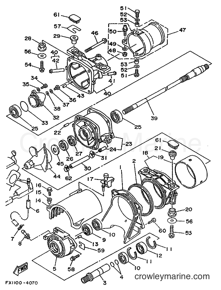 Yamaha Motors FX700 (FX13) [999] - JET UNIT