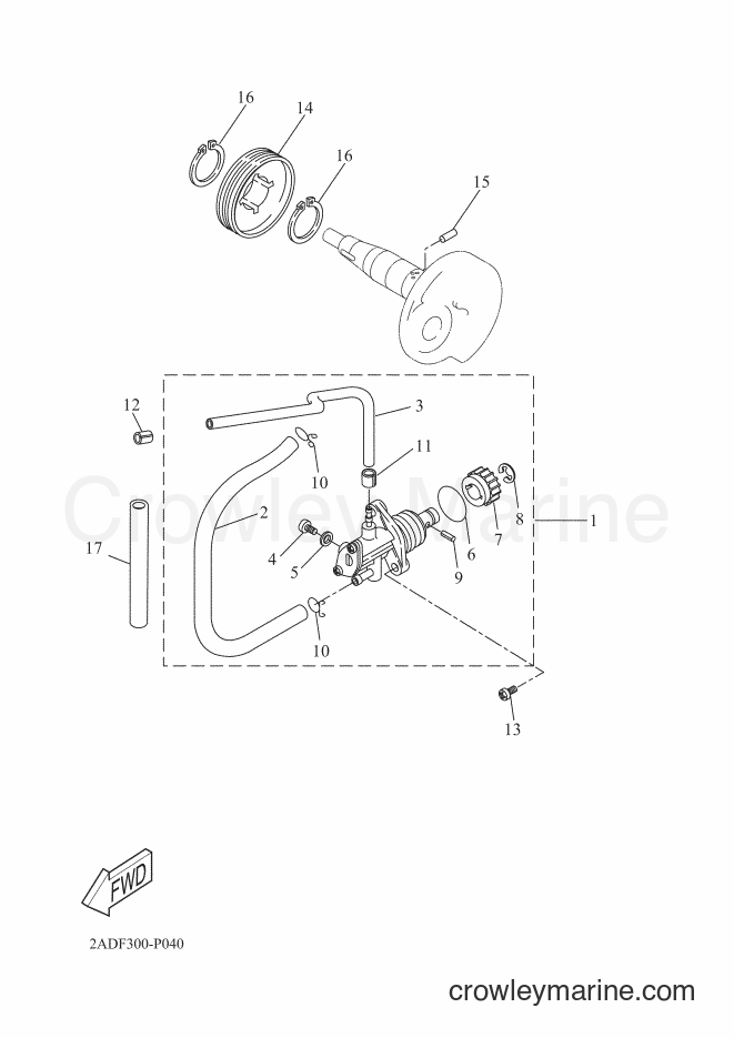 Yamaha Motors CS50 (2ADF) [060] - OIL PUMP
