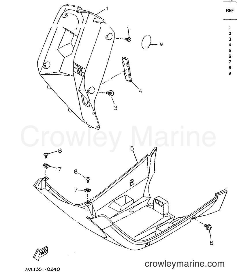1996 Scooter CW50 - CW50 (4VV2) [999] - LEG SHIELD