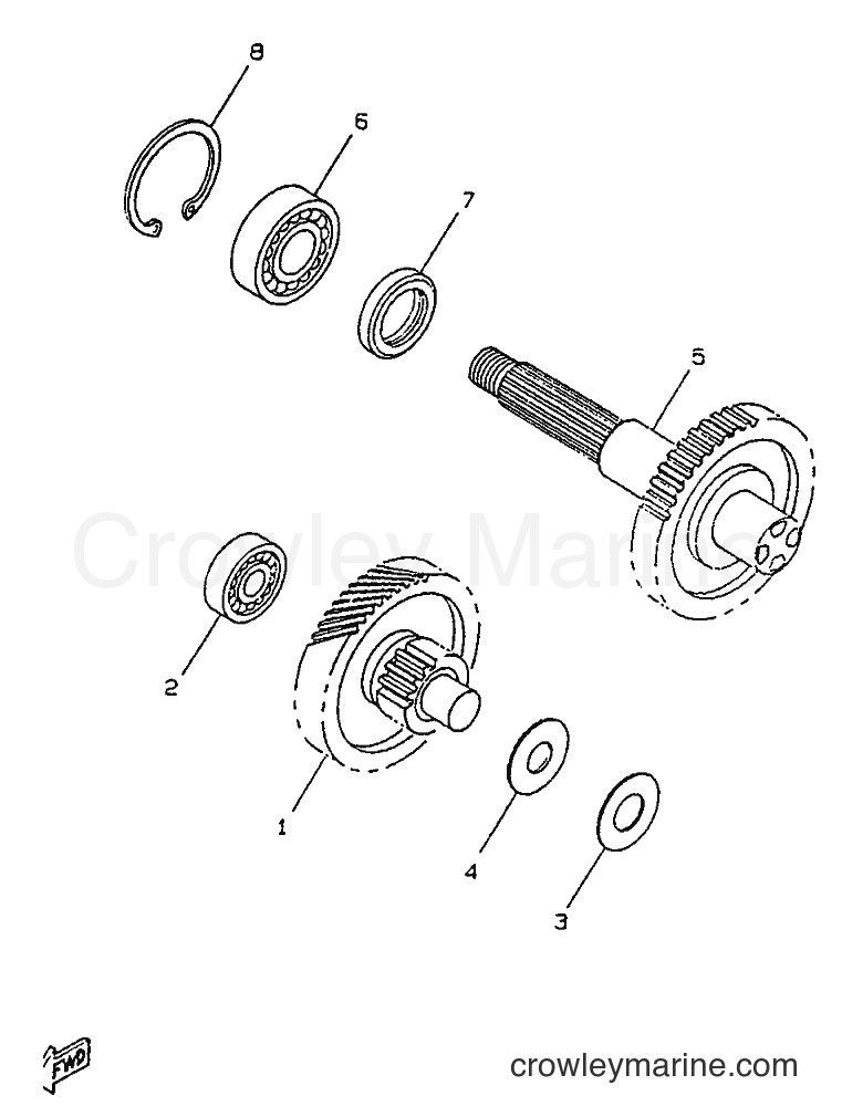 1994 Scooter CW50 - CW50 (4LJ1) [999] - TRANSMISSION