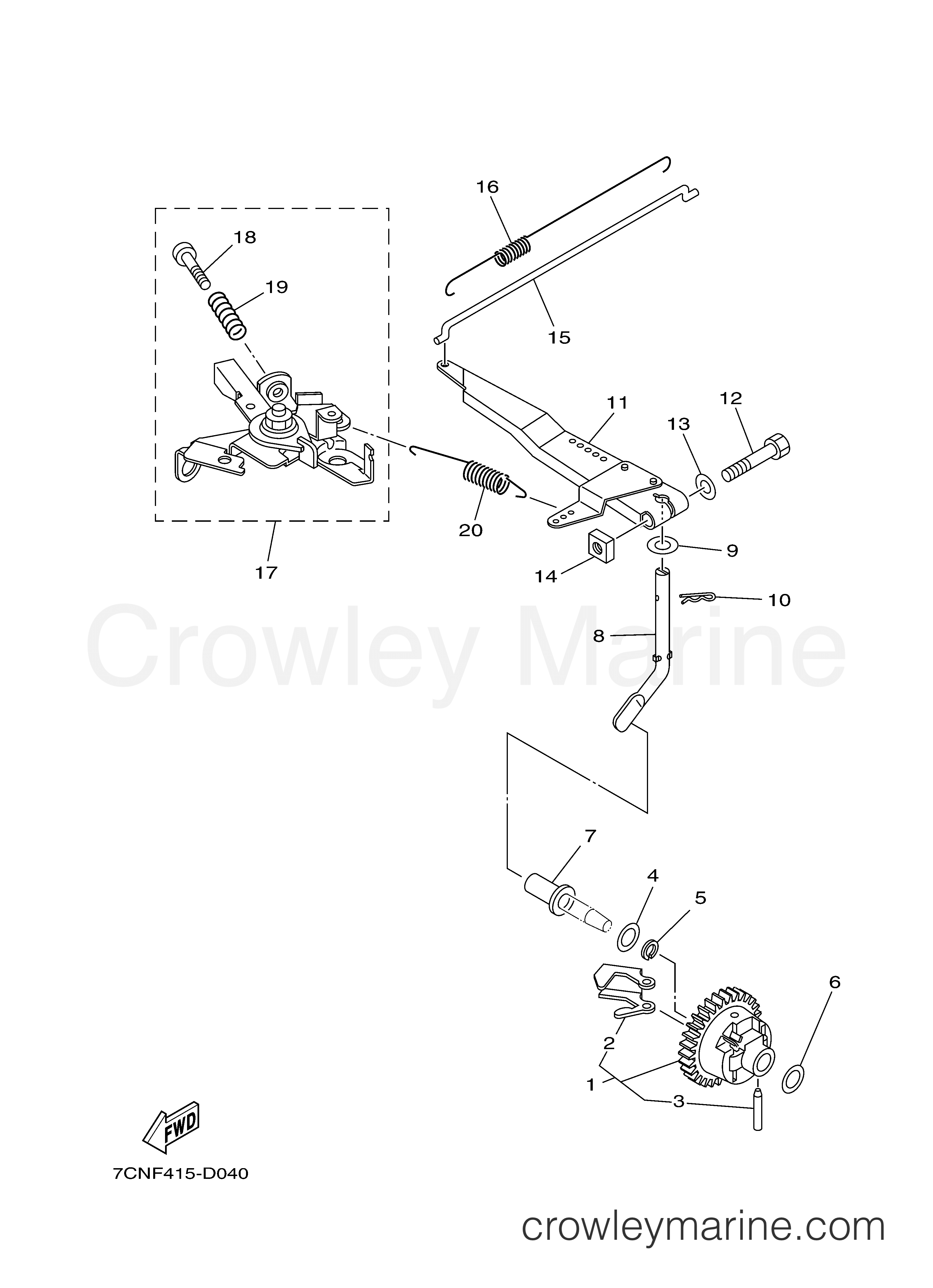 Yamaha Motors MZ175AAIA6 - GOVERNOR