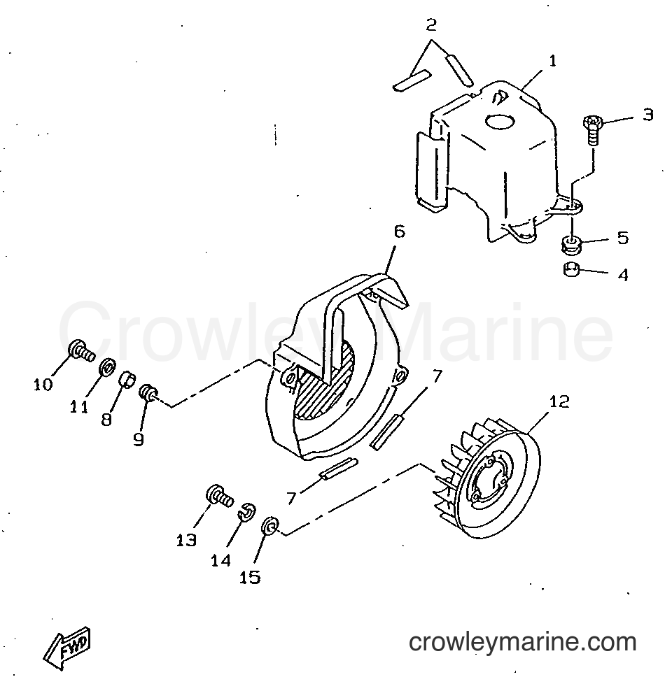 Yamaha Motors CW50RSX (4YF1) [999] - AIR SHROUD & FAN