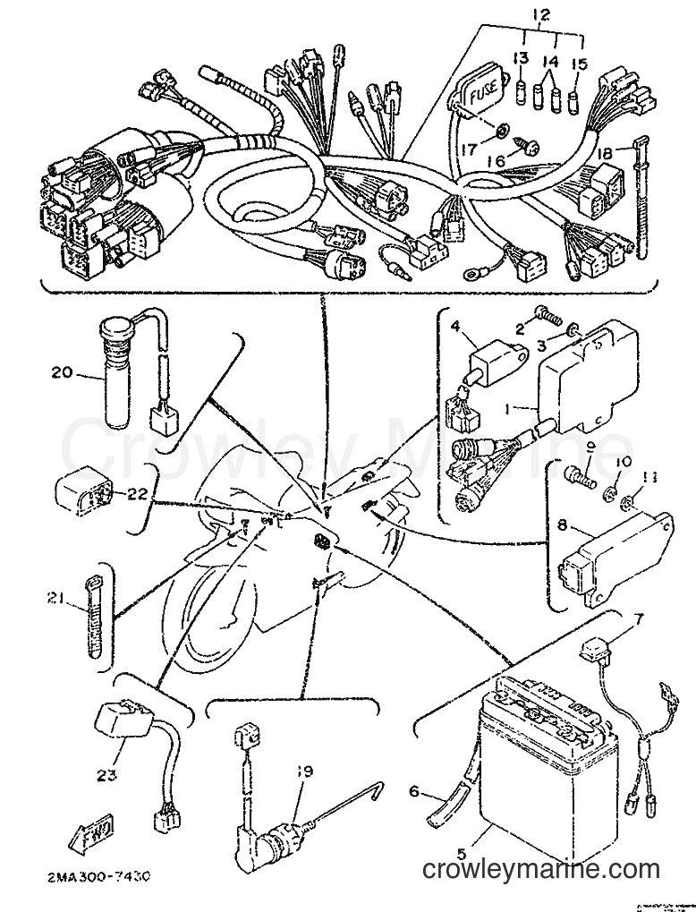 1987 Sport Bike TZR250 - TZR250 (2MA) [999] - ELECTRICAL 1