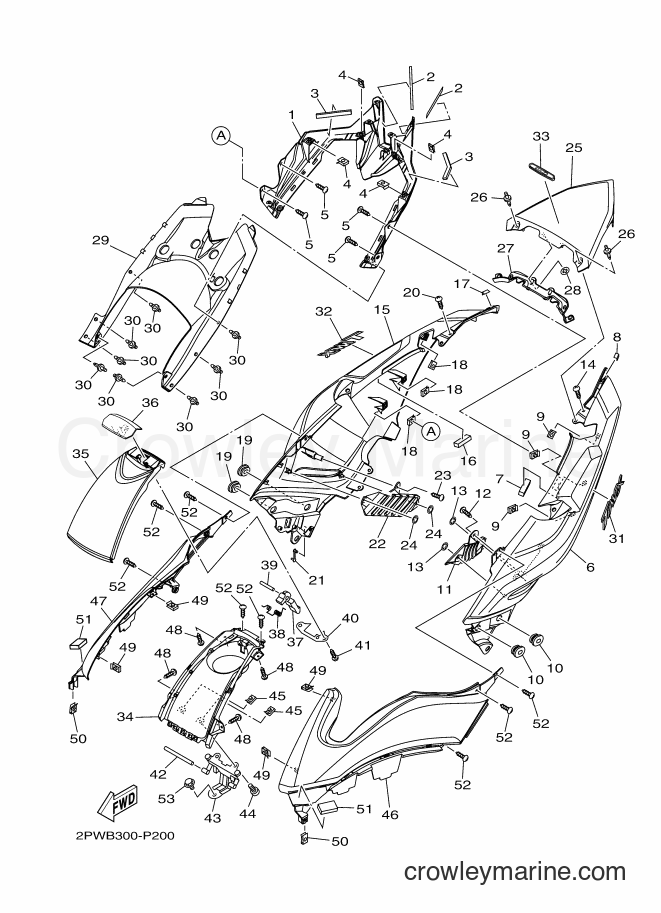 Yamaha Motors XP500A (2PWR) [010] - SIDE COVER