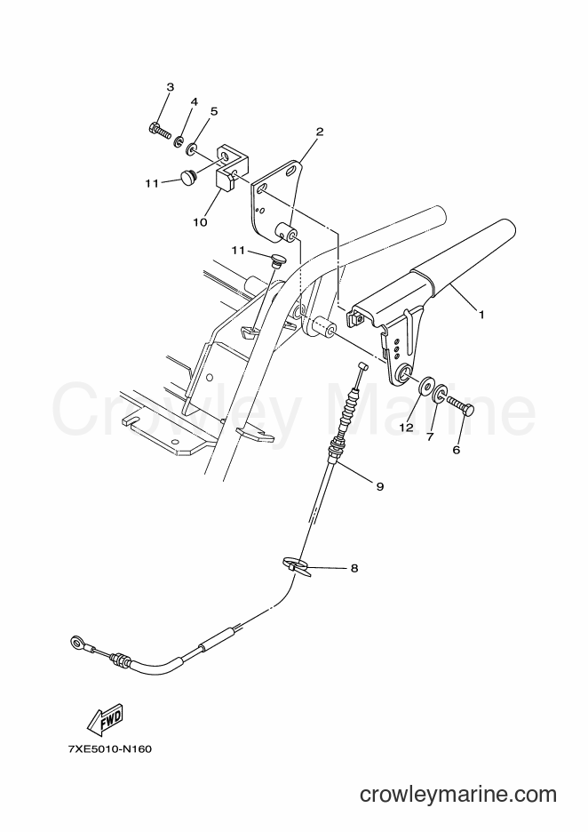 2016 Snowblower YS1070T - YS1070T (7XE5) [010] - CLUTCH LEVER