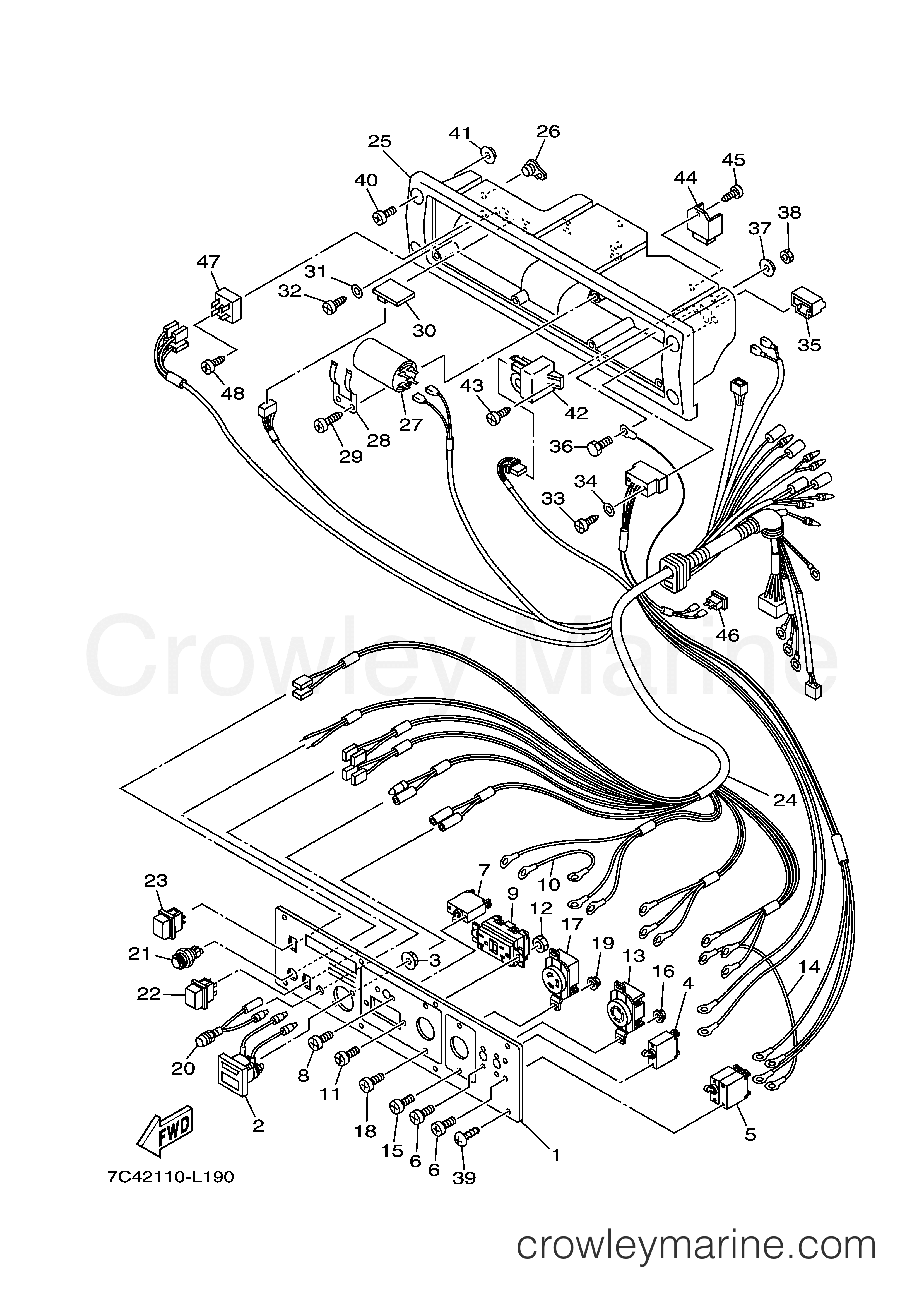 Yamaha Motors EF4000DEQ - CONTROL BOX 1