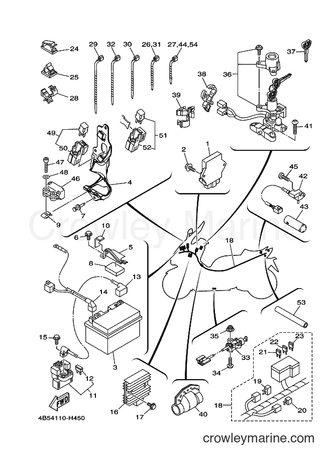 Yamaha Motors XP500 (4B5B) [010] - ELECTRICAL 1