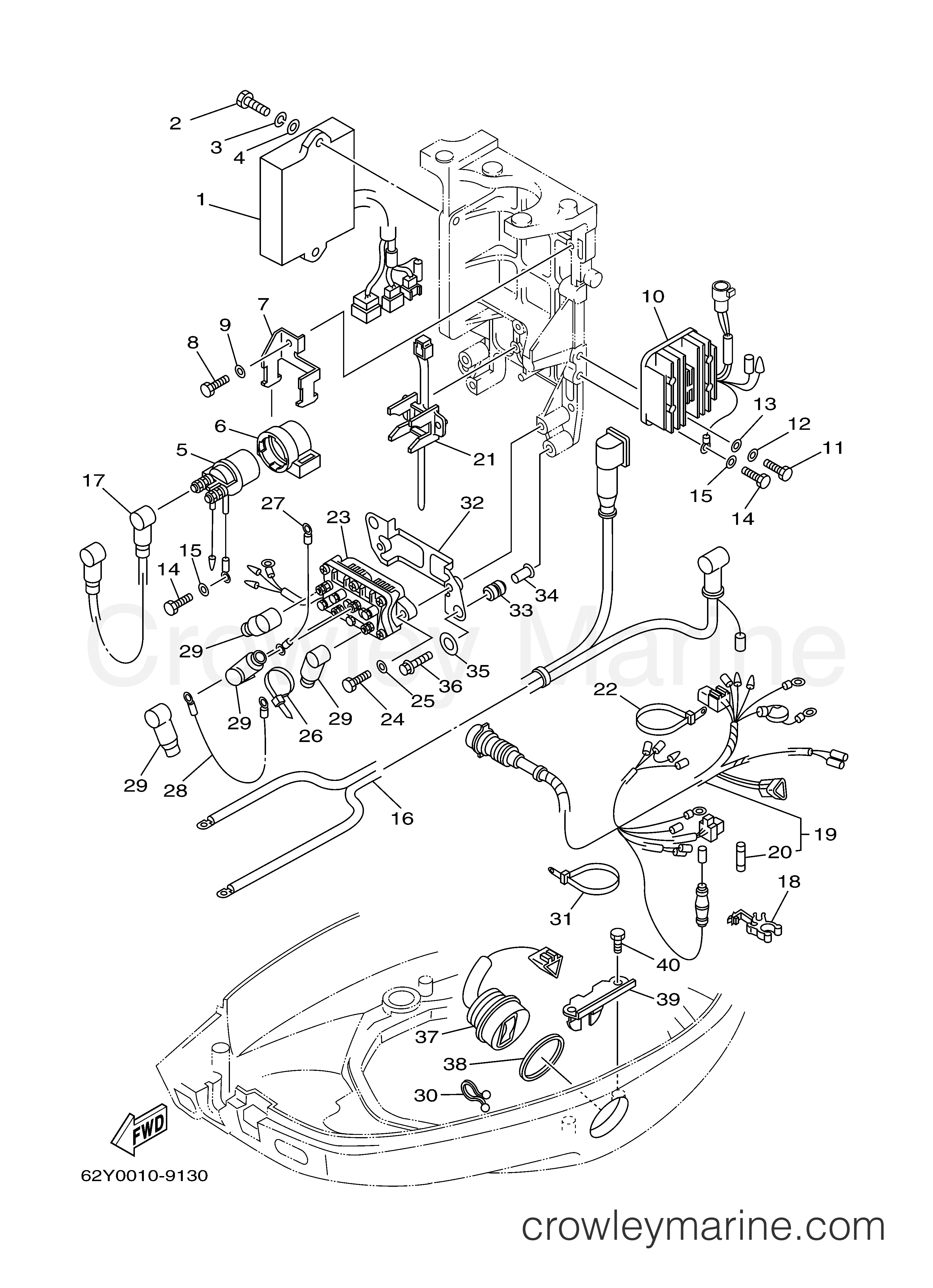 Yamaha Motors F50TLRY - ELECTRICAL 2