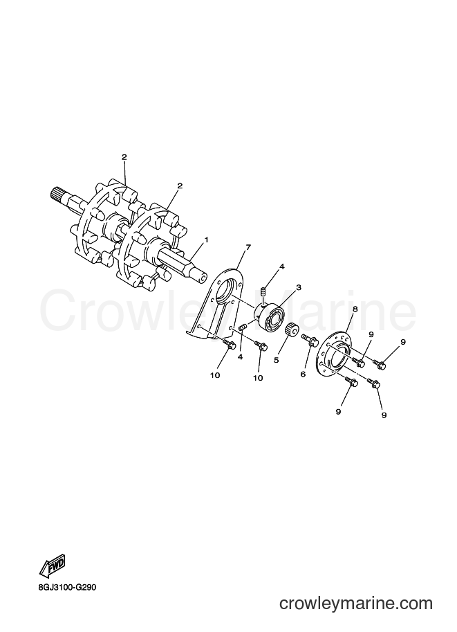2008 Snowmobile RPZ50MP - RPZ50MP (8GR4) [010] - TRACK DRIVE 1