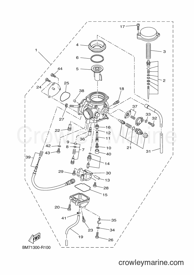 2016 ATV YFM450FWAD - YFM450FWAD (BM72) [020] - CARBURETOR