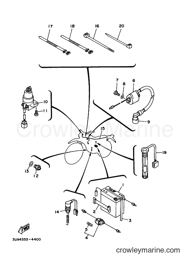1996 Scooter DT50LC - DT50LC (3UN5) [010] - ELECTRICAL 1