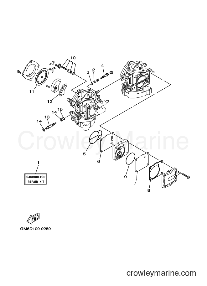 Yamaha Motors JET FOR XL700 (67EF) [010] - REPAIR KIT 2