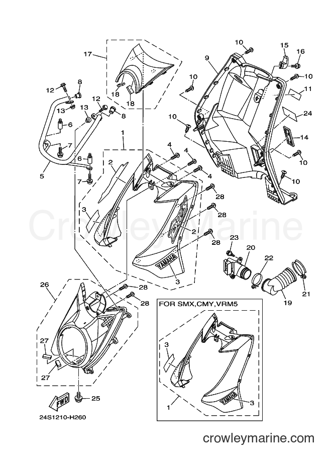 2009 Scooter YW125 - YW125 (37D1) [010] - LEG SHIELD