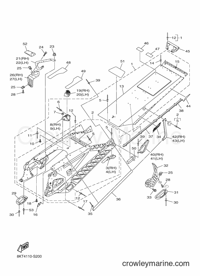 Yamaha Motors SRV10MS62 (8KT4) [010] - FRAME 2