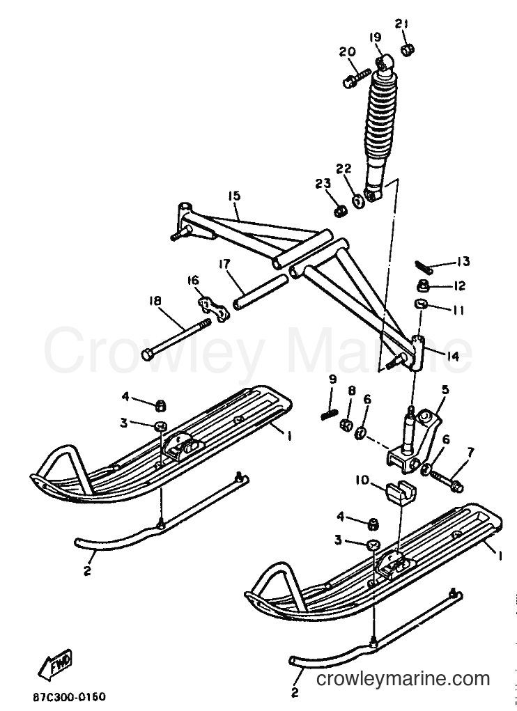 1990 Snowmobile SV125P - SV125P (87C1) [999] - SKI