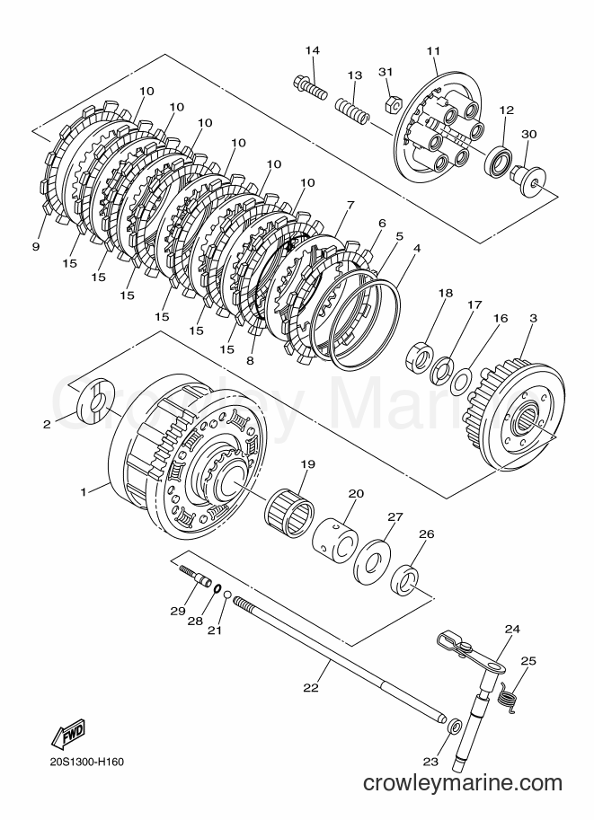 2016 Street Bike XJ6F - XJ6F (2SRC) [010] - CLUTCH