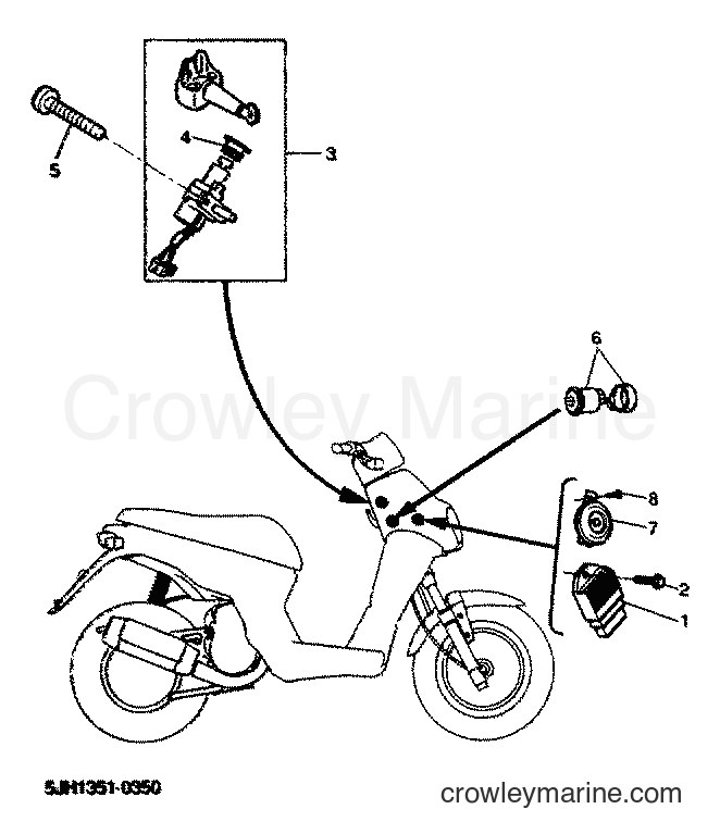2001 Scooter EW50 - EW50 (5LH3) [010] - ELECTRICAL 1