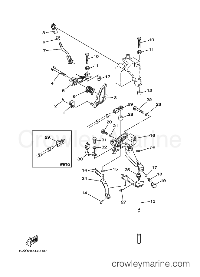 Yamaha Motors 40VWHTOL (63D9) [160] - CONTROL