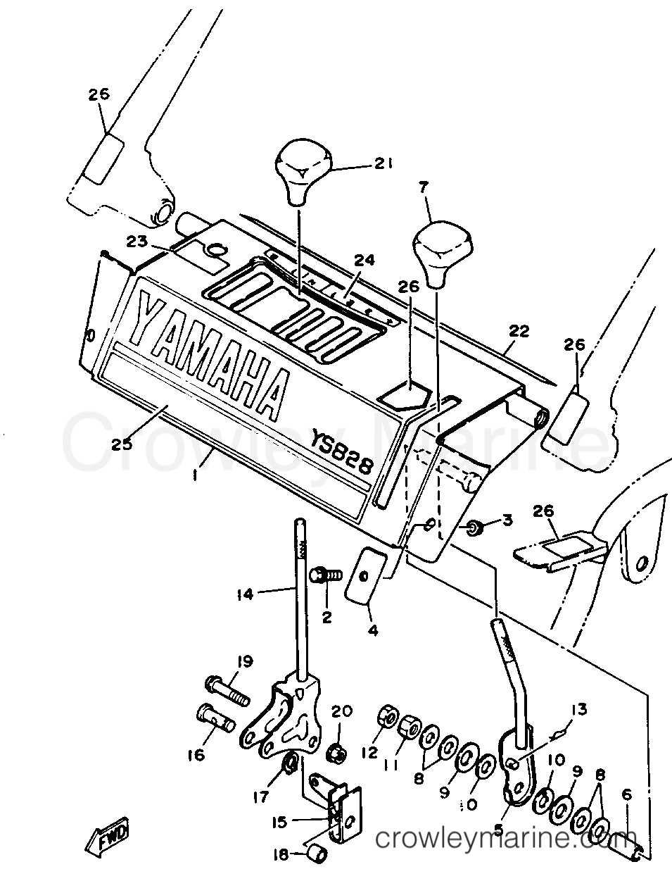 Yamaha Motors YS828TEN - CONTROL BOX