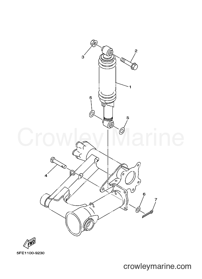 1999 ATV YFM350UB - YFM350UB (5FE4) [020] - REAR SUSPENSION