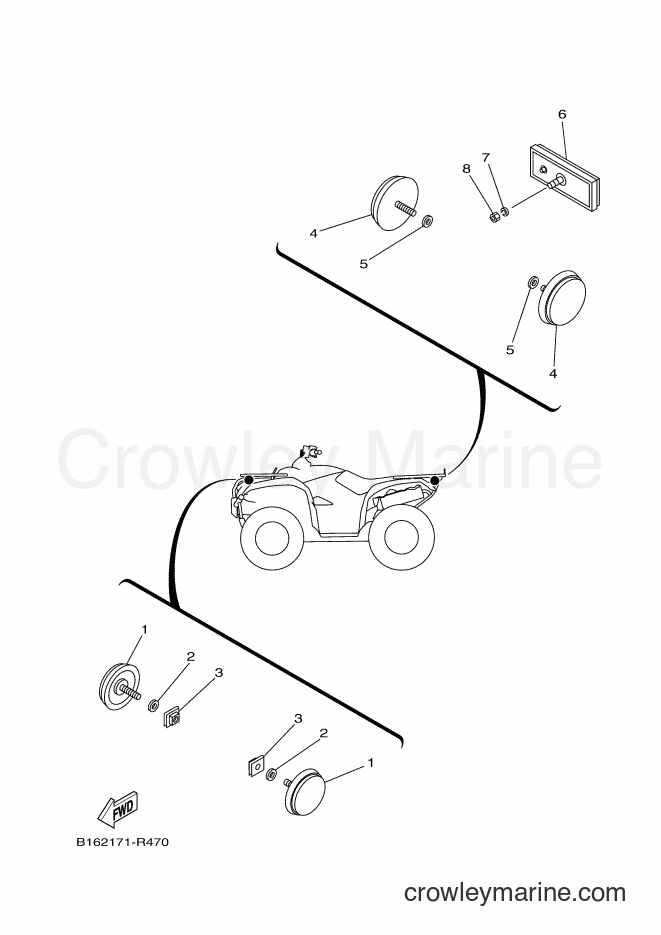 Yamaha Motors YFM700FWBD (2SMD) [010] - ELECTRICAL 2