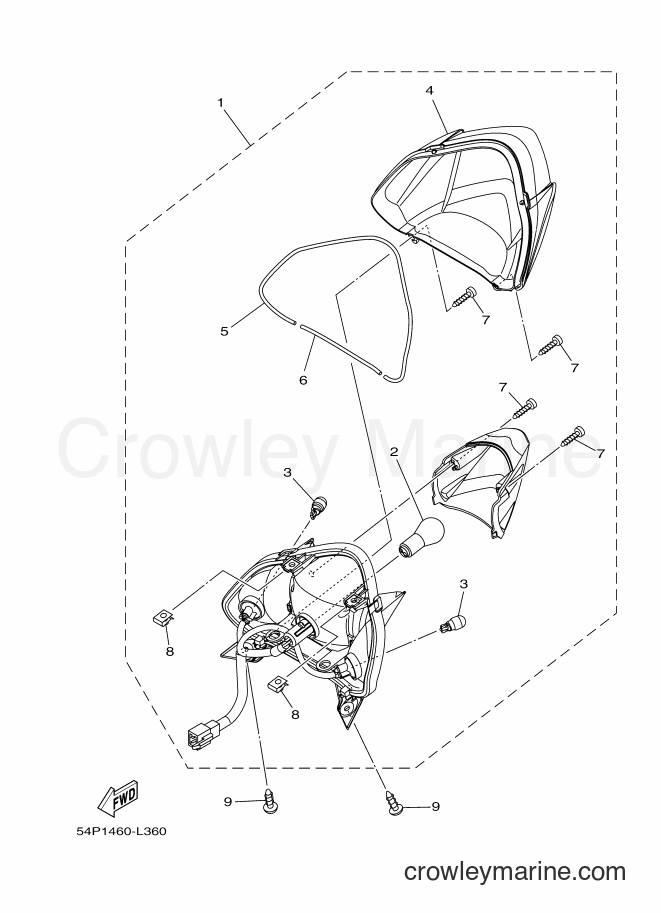 Yamaha Motors AL115F (54S1) [010] - TAILLIGHT