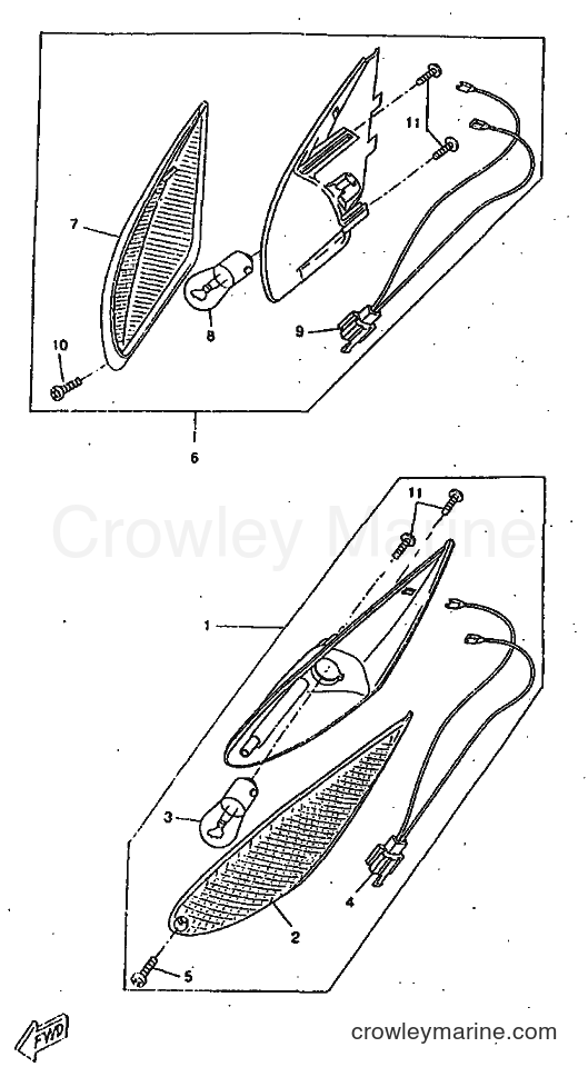 1998 Scooter CW50RSP - CW50RSP (4WK5) [010] - BLINKLEUCHTE