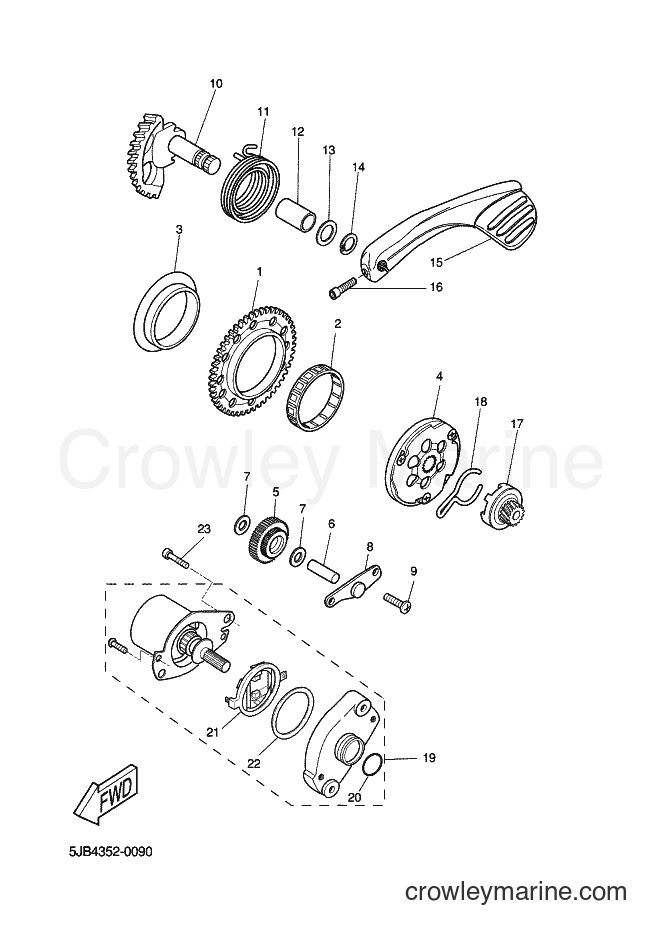 Yamaha Motors YH50 (5UB4) [010] - STARTER