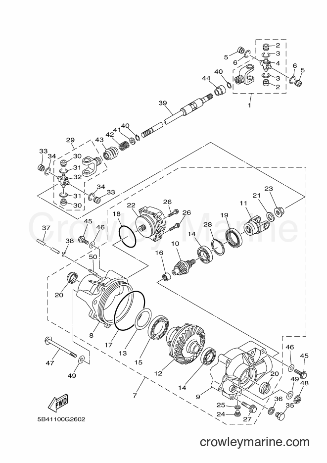 Yamaha Motors YXR700F (5B4F) [010] - FRONT DIFFERENTIAL
