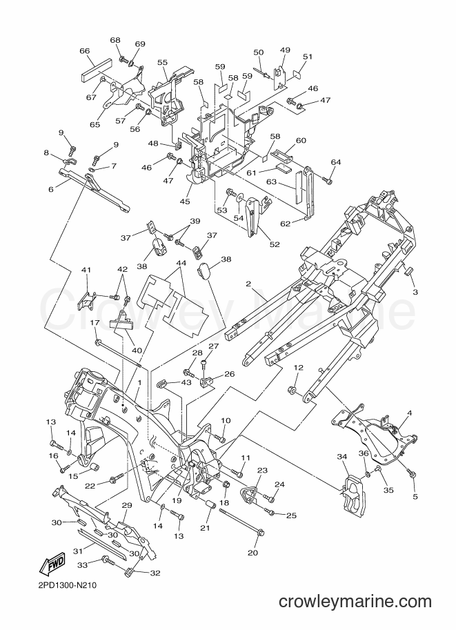 2014 Sport Bike FJR1300AE - FJR1300AE (2PD5) [010] - FRAME