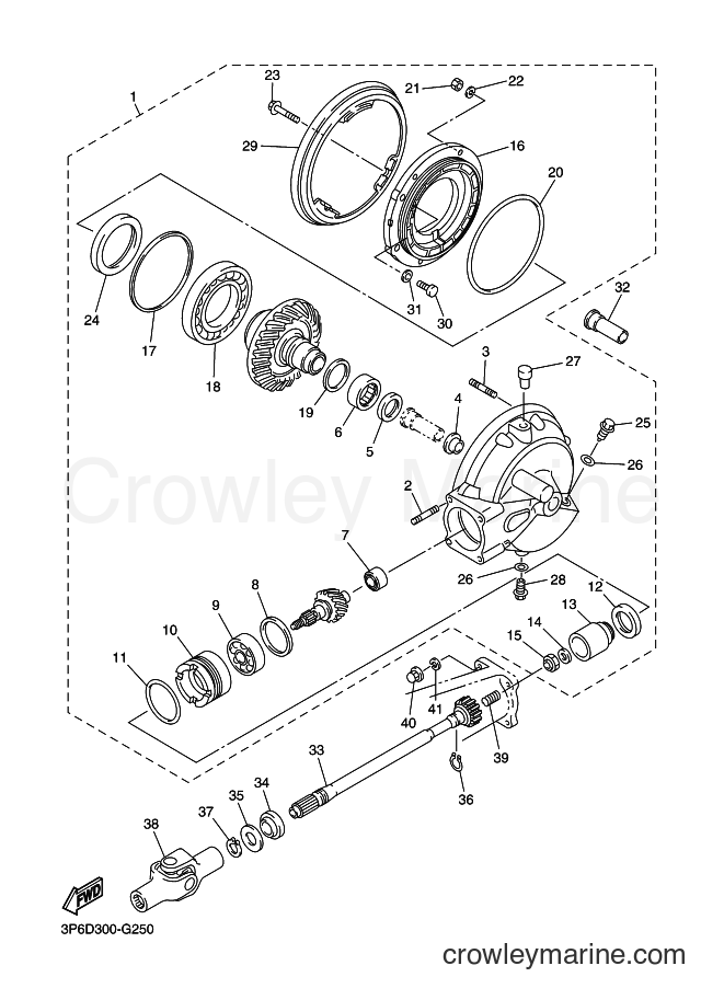 2013 Sport Bike FJR1300A - FJR1300A (1MC4) [010] - DRIVE SHAFT