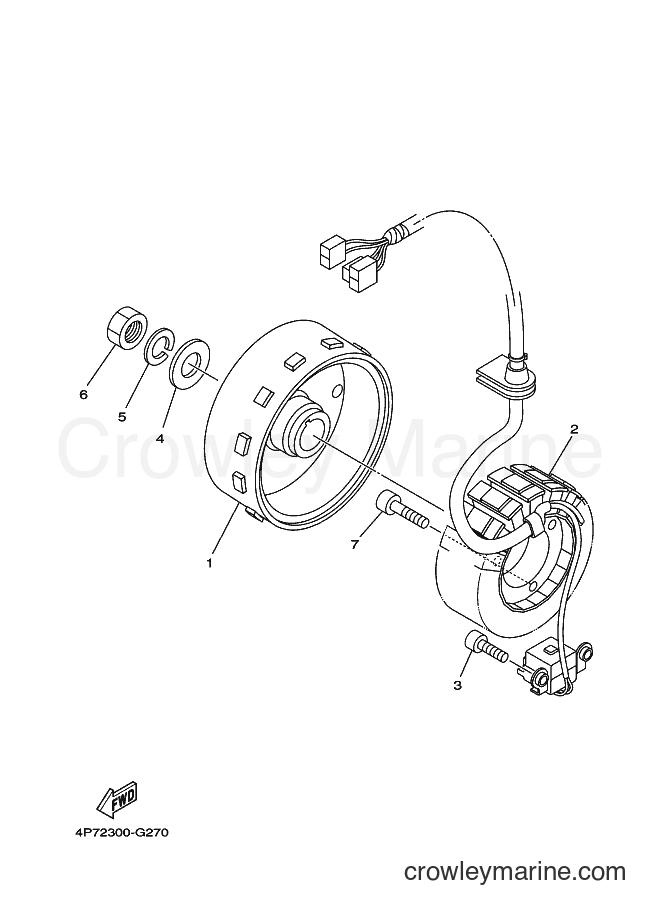 Yamaha Motors XC125E (4P75) [010] - GENERATOR